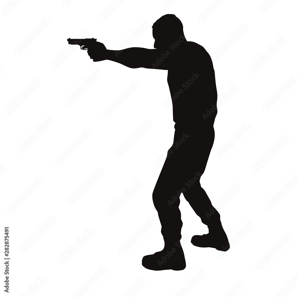 Man With Gun Man With Gun