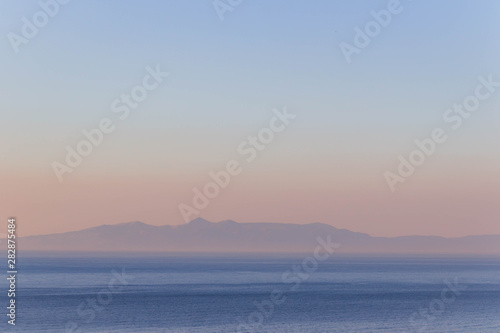 Tableau sur toile Beautiful view to Corfu island, Greece