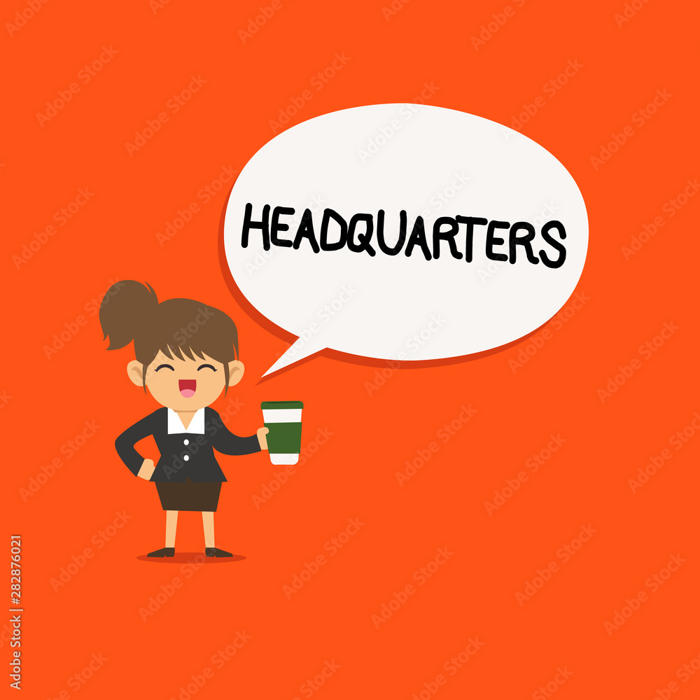Handwriting text Headquarters. Concept meaning Main offices Premises occupied by a military comanalysisder. Handwriting text Headquarters. Concept meaning Main offices Premises occupied by a military comanalysisder.