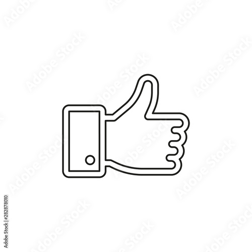 Hand Thumb Up vector icon