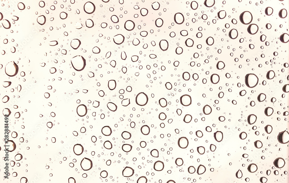 Background of rain on glass of window Background of rain on glass of window