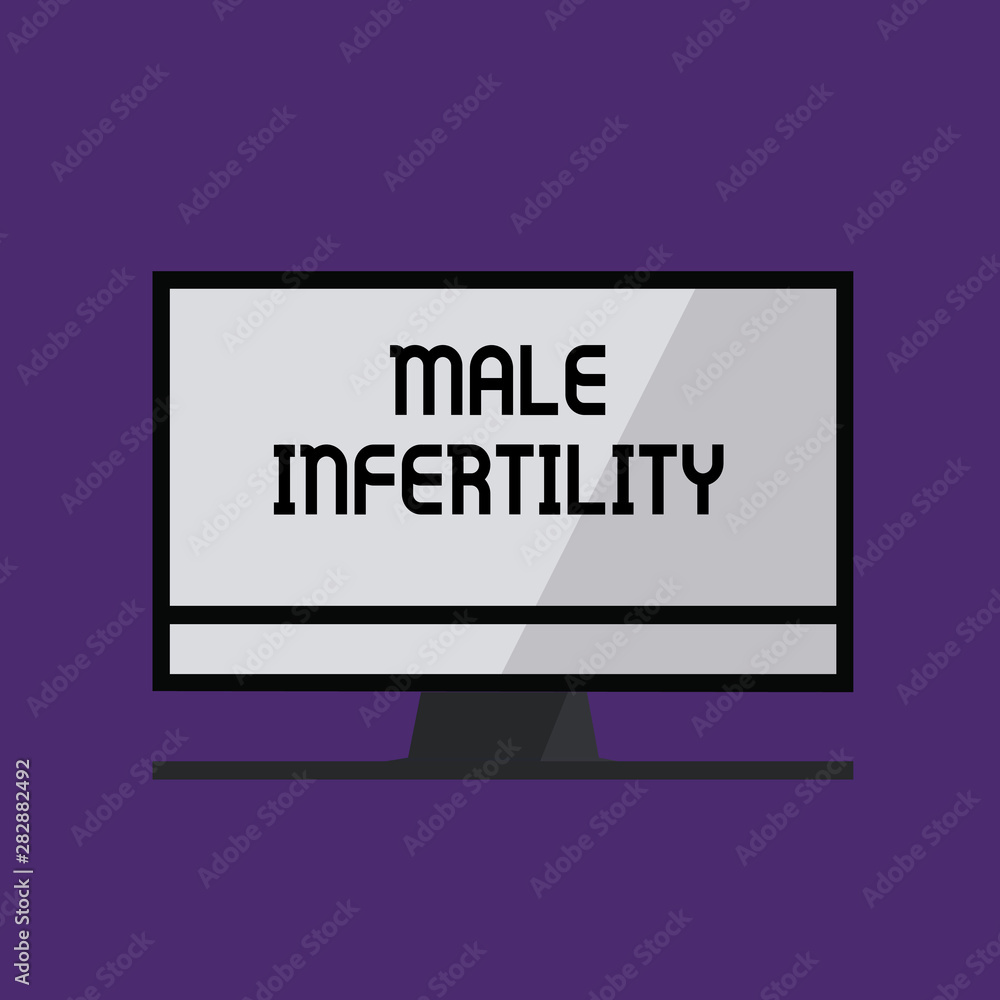 Writing note showing Male Infertility. Business photo showcasing Inability of a male to cause pregnancy in a fertile. Writing note showing Male Infertility. Business photo showcasing Inability of a male to cause pregnancy in a fertile.