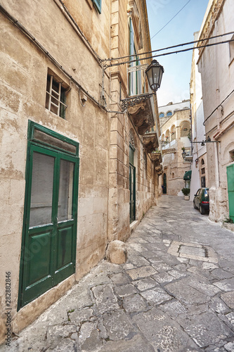 Wonderful architecture of the old town Ostuni  Bari  Italy.