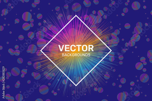 Abstract circular geometric background. Circular geometric centric motion pattern. Starburst dynamic 
