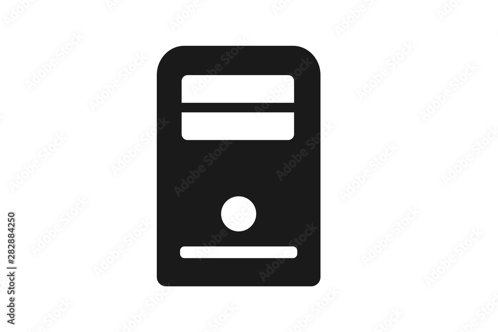 Next Generation Web Hosting or Web Server icon vector on white background Next Generation Web Hosting or Web Server icon vector on white background