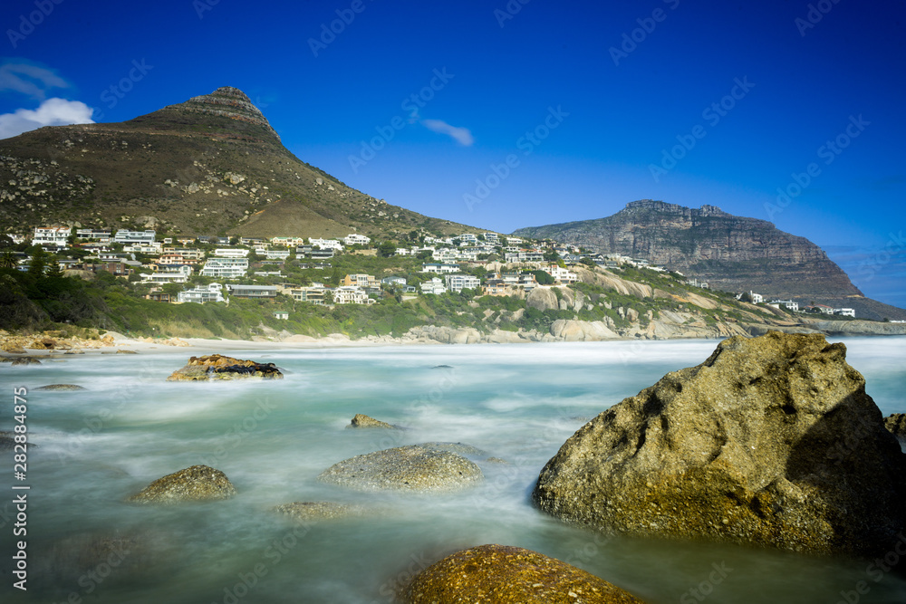 Fototapeta premium LLANDUDNO BEACH, surf spot in a cove, Western Cape, Cape Town, peninsula, South Africa