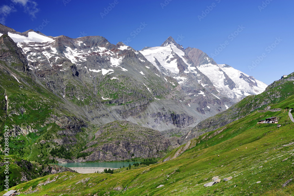Grossglockner, the highest mountain in Austria, Hohe Tauern National Park, Europe