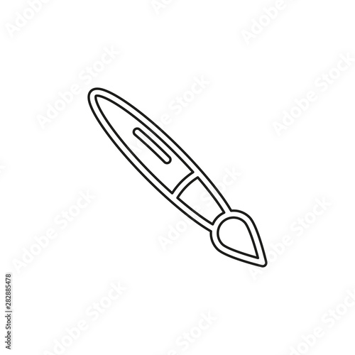 paint brush vector icon