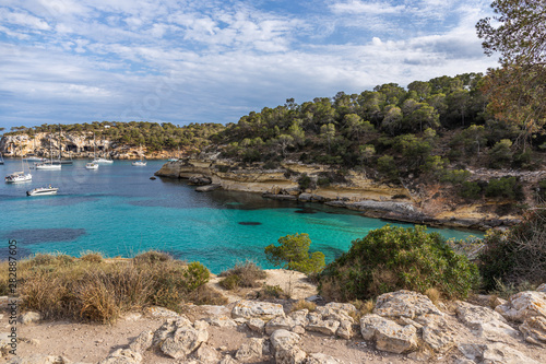 Seascape with rocky coast of Mallorca © arbalest
