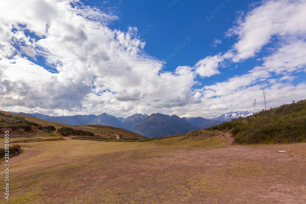 Landscape in the Sacred Valley of the Incas, Peru.