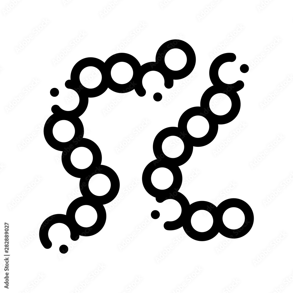 Biology Element Bacteria Vector Thin Line Icon. Unhealthy Organism Bacteria Parasite Linear Pictogram. Chemical Microbe Type Infection Microorganism Bacteriology Contour Monochrome Illustration Biology Element Bacteria Vector Thin Line Icon. Unhealthy Organism Bacteria Parasite Linear Pictogram. Chemical Microbe Type Infection Microorganism Bacteriology Contour Monochrome Illustration