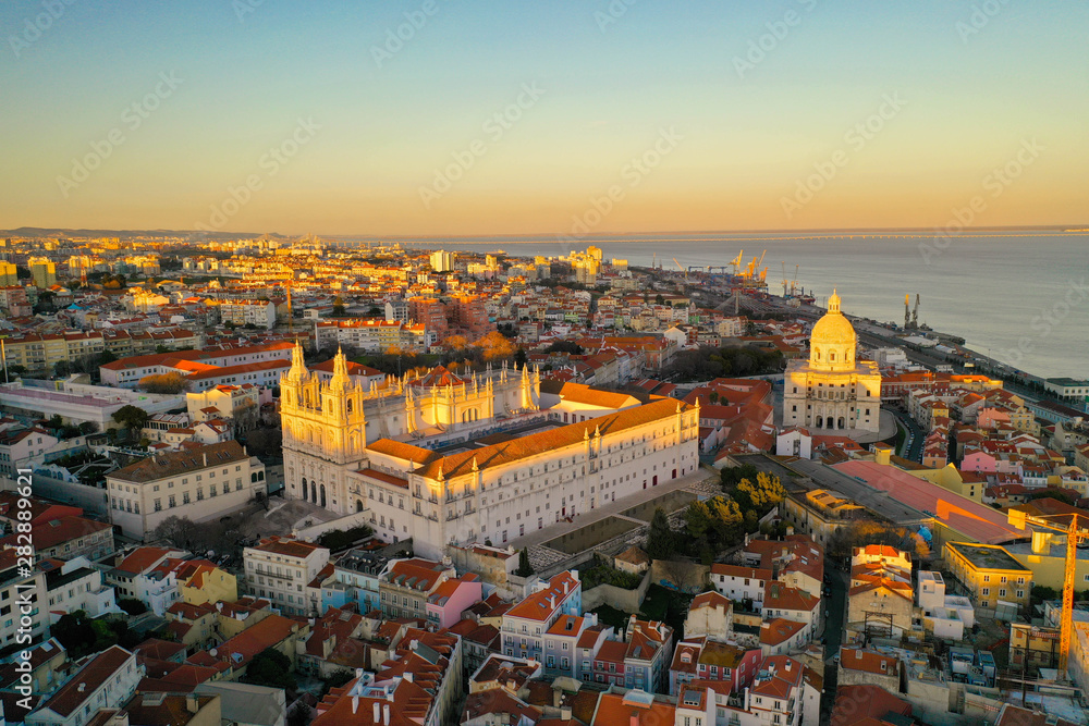 Alfama, Lisbon, Portugal just before Sunset