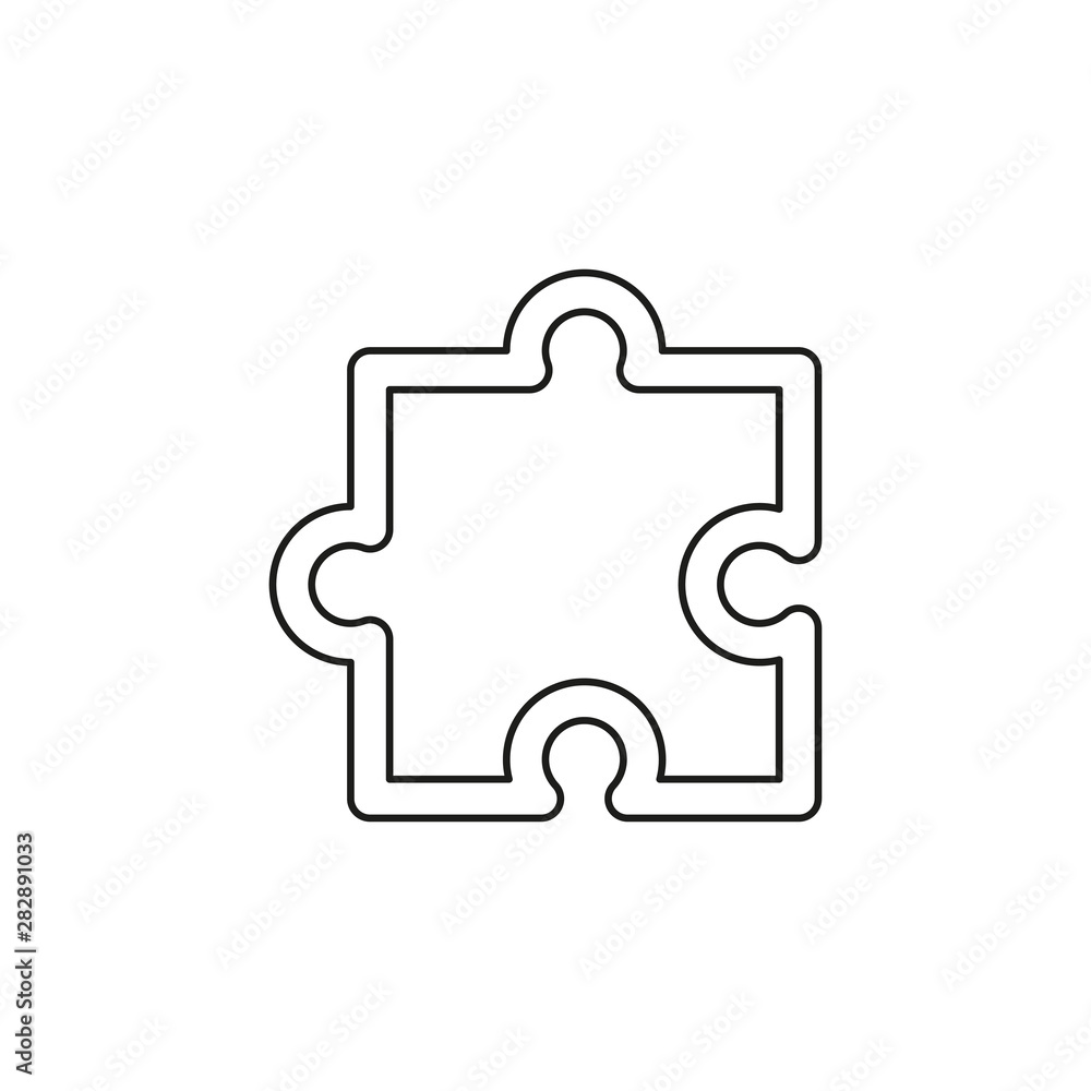 puzzle piece icon, vector puzzle symbol puzzle piece icon, vector puzzle symbol