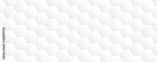 bright white abstract honeycomb background vector illustration EPS10 © krissikunterbunt