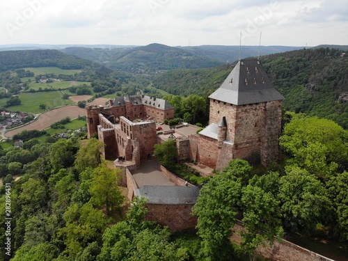 Burg Nideggen, Luftbild