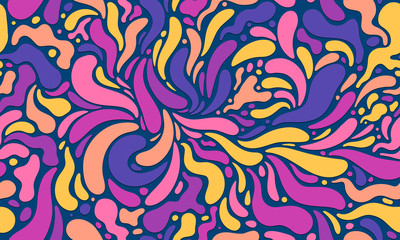 Keuken achterwand Kleurrijk patronen Kleurrijke inktvlekken abstract patroon  © samserius