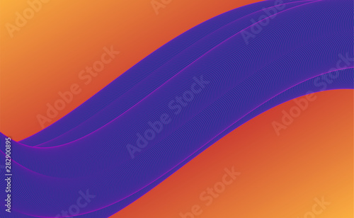 neon blue curve movement fl...