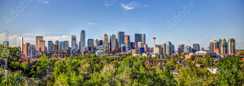 Calgary Alberta Panoramic Skyline Summer 2019 photo