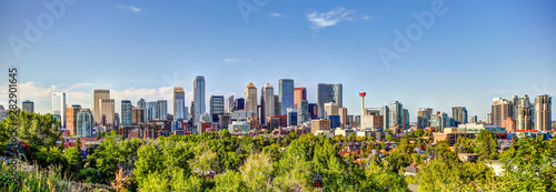 Calgary Alberta Panoramic Skyline Summer 2019 photo