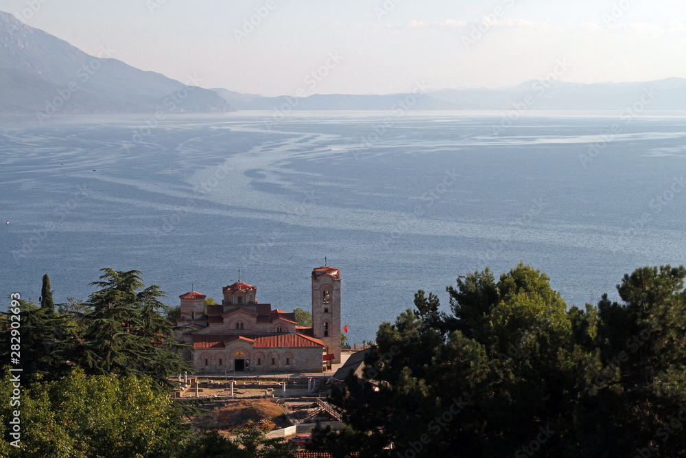 View over Lake Ohrid, Macedonia on Sunday 8 September 2013