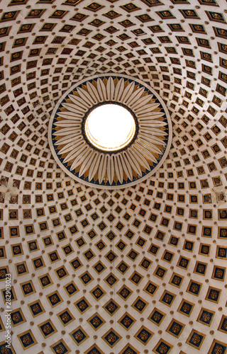 Ceiling of Mosta church  Malta on Monday 30 May 2011