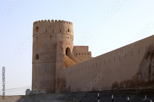 A turret of As Suwayq Castle in the town of As Suwayq on the Batinah coast northwest of the Oman capital Muscat, on 9 August 2017 © Dominic Dudley