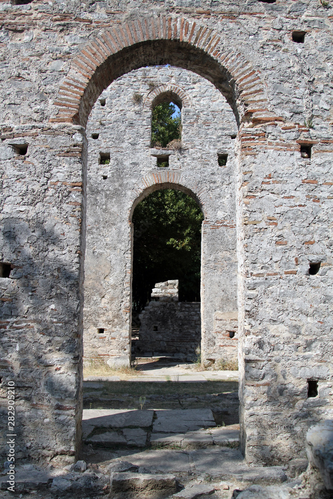 Ruins of the Roman-era Basilica at Butrint, southern Albania on Monday 2 September 2013