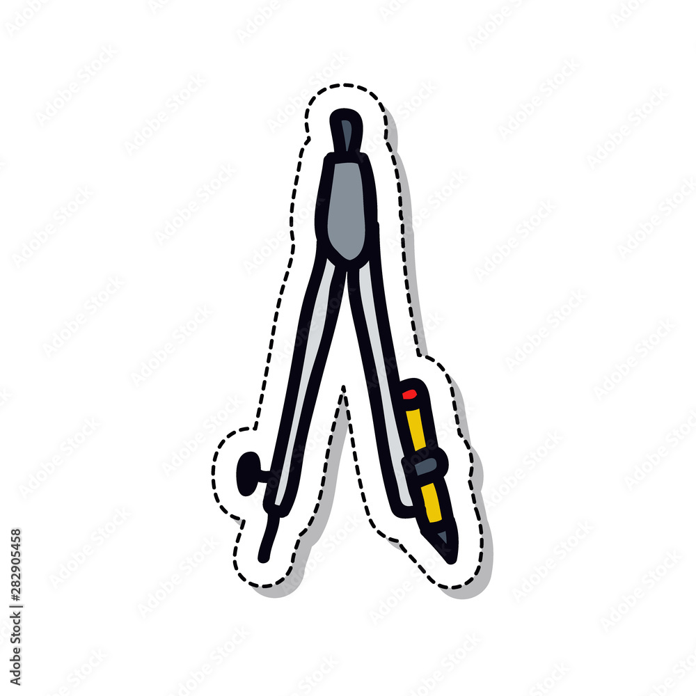 divider tool doodle icon divider tool doodle icon