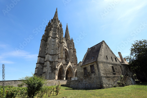 The ruins of the Abbey of Saint Jean des Vignes in Soissons, France.