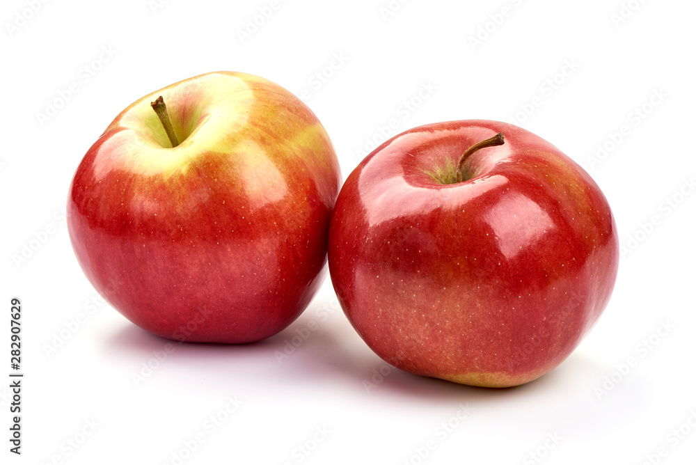 Red delicious apples, isolated on white background Red delicious apples, isolated on white background