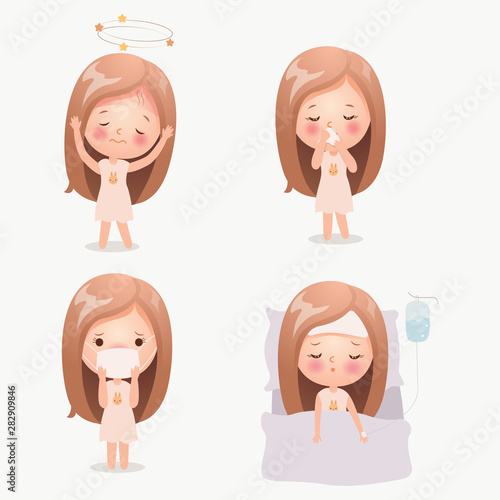 Symptoms of people who are flu