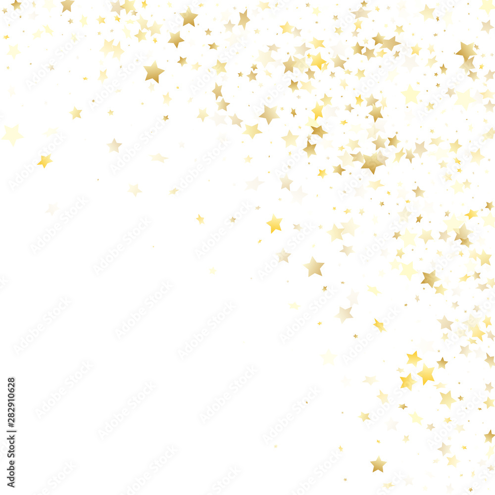 Flying gold star sparkle vector with white background. Flying gold star sparkle vector with white background.