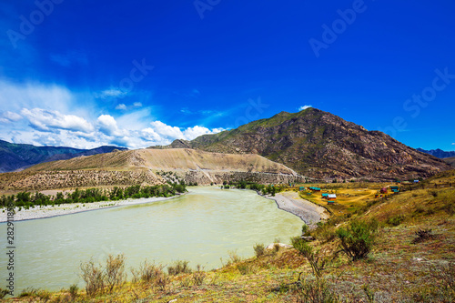 The River Katun. Gorny Altai, Russia