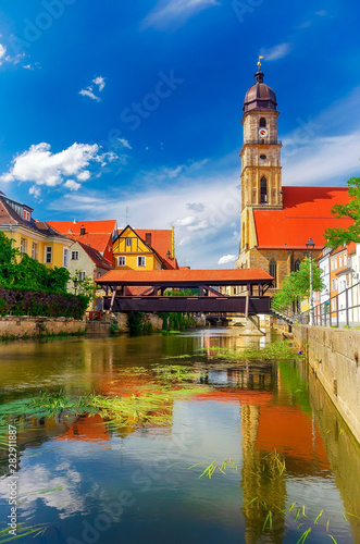 Photos Amberg in der Oberpfalz mit Altstadt und Vils, Bayern