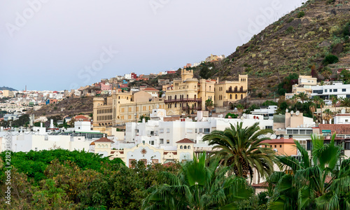 Scenic cityscape of Santa Cruz de Tenerife in summer season, Canary Islands, Spain