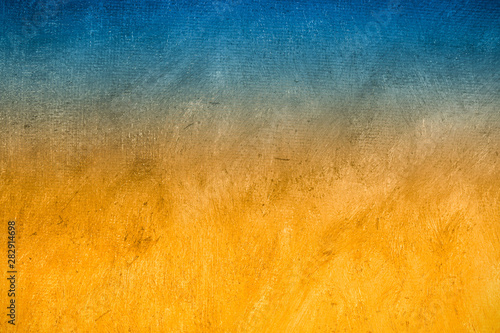 the background image on the canvas strokes of oil paint