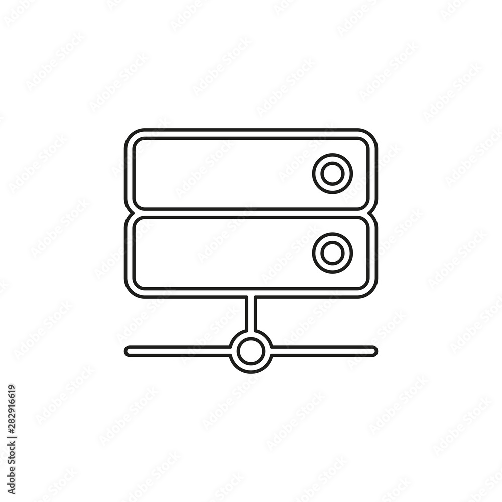 server data racks - computer storage icon server data racks - computer storage icon