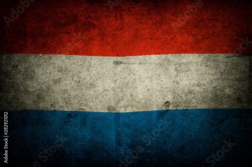 Wallpaper Mural Grunge Netherlands flag