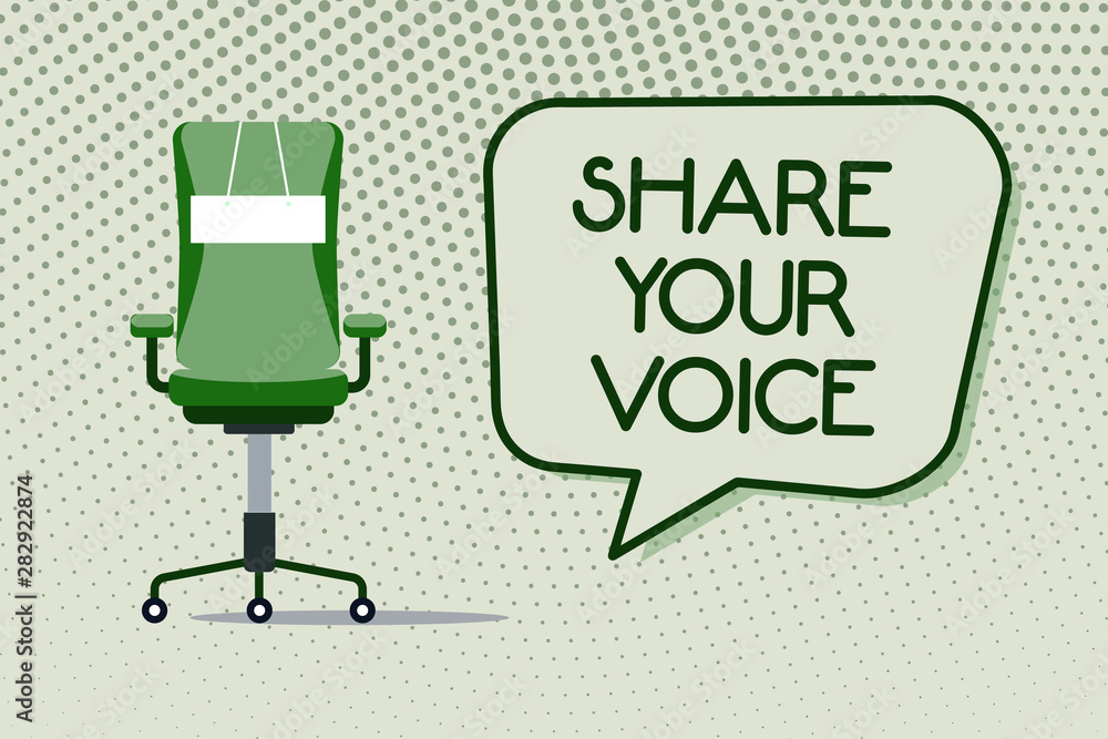 Conceptual hand writing showing Share Your Voice. Business photo showcasing asking employee or member to give his opinion or suggestion. Conceptual hand writing showing Share Your Voice. Business photo showcasing asking employee or member to give his opinion or suggestion.