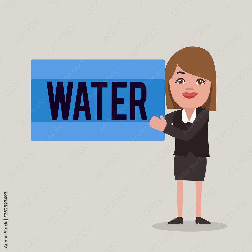Word writing text Water. Business concept for colourless transparent odourless liquid which forms seas rivers. Word writing text Water. Business concept for colourless transparent odourless liquid which forms seas rivers.