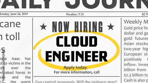 Cloud engineer job