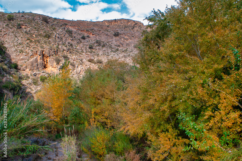 Obraz premium Rio Darrical en otoño