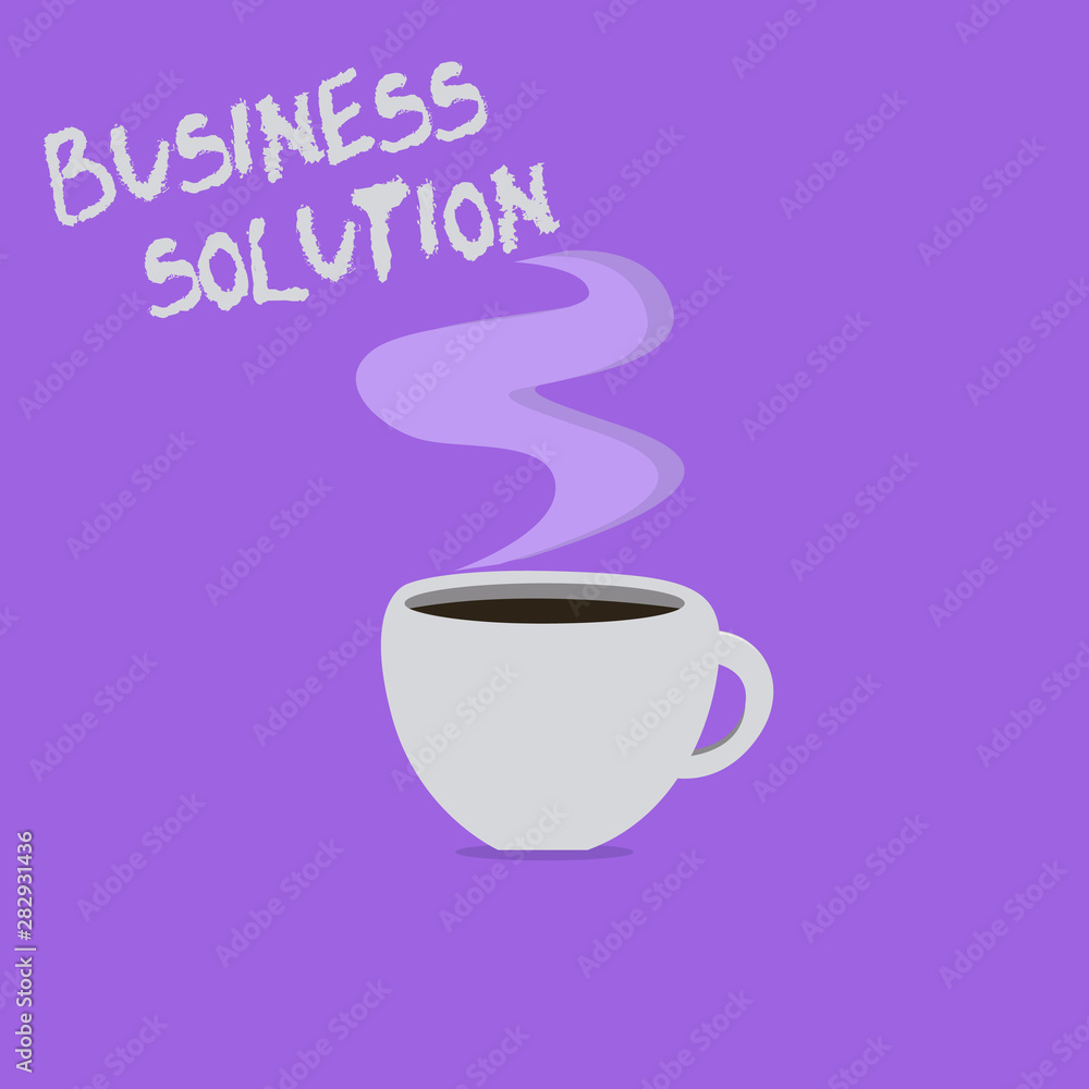Handwriting text writing Business Solution. Concept meaning Services that include strategic planning and evaluation. Handwriting text writing Business Solution. Concept meaning Services that include strategic planning and evaluation.