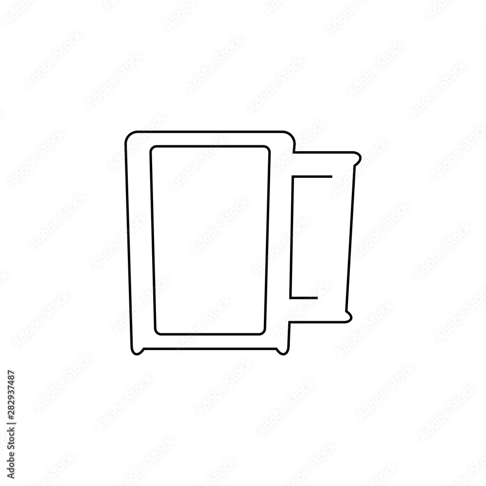 Coffee cup icon. Hot drink symbol Coffee cup icon. Hot drink symbol