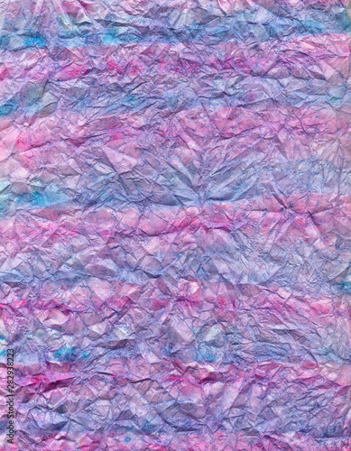 High Resolution Scan of a Multi Colored Piece of Metallic Paper