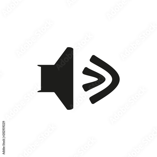 Volume icon. Media player symbol