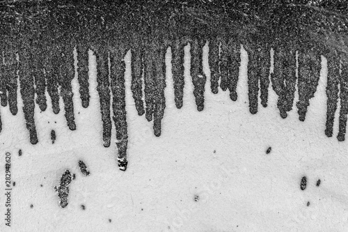 Rustic pottery texture close up