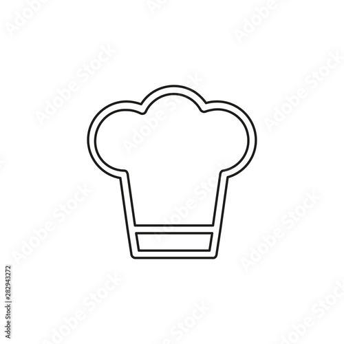 chef cap illustration - restaurant symbol