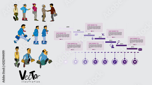 Infographic vector elements for business illustration