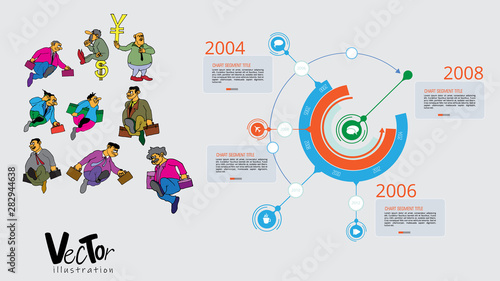 Infographic vector elements for business illustration